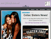 Tablet Screenshot of celiacsisters.net